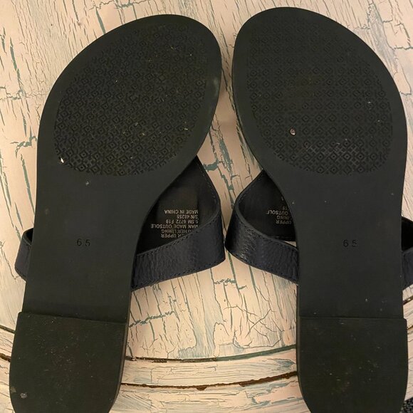 Tory Burch Jolie Dark Navy Thong Sandal 6.5 - Picture 4 of 9
